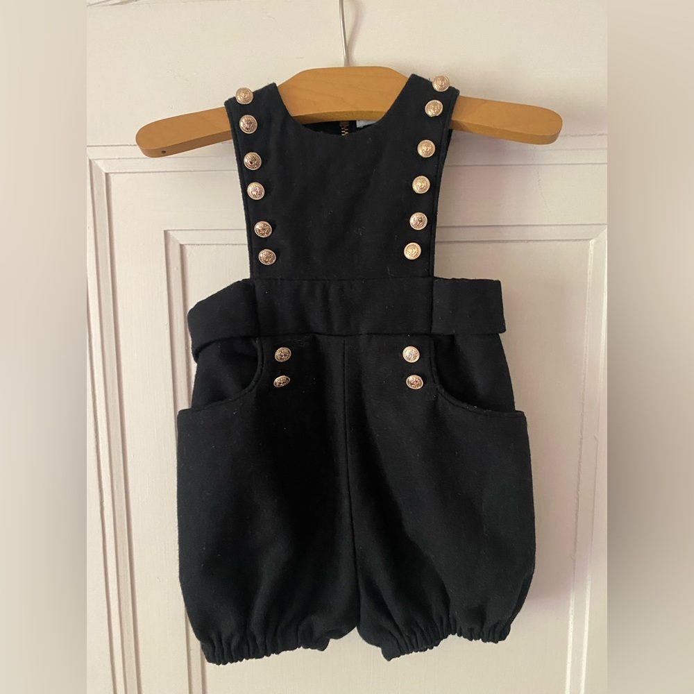 Carbon Soldier wool bubble romper